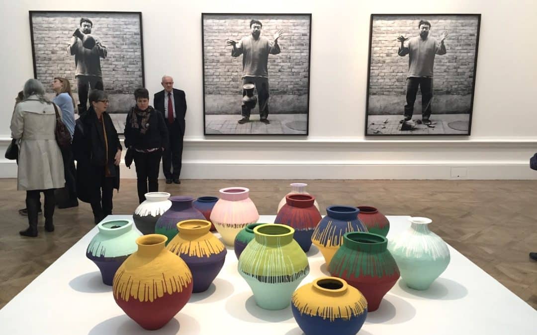 Ai Weiwei: Man Deliberately Smashes Sculpture At VIP Reception