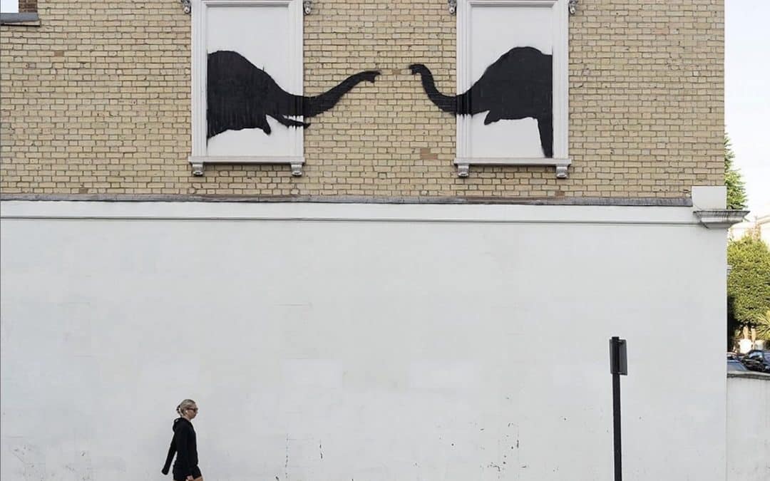 Banksy Elephant Mural is His Second in Twenty-Four Hours