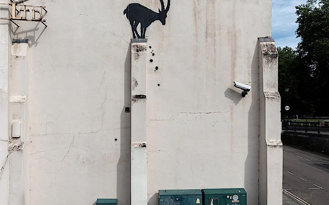 Banksy Unveils New Artwork In Leafy Richmond Southwest London