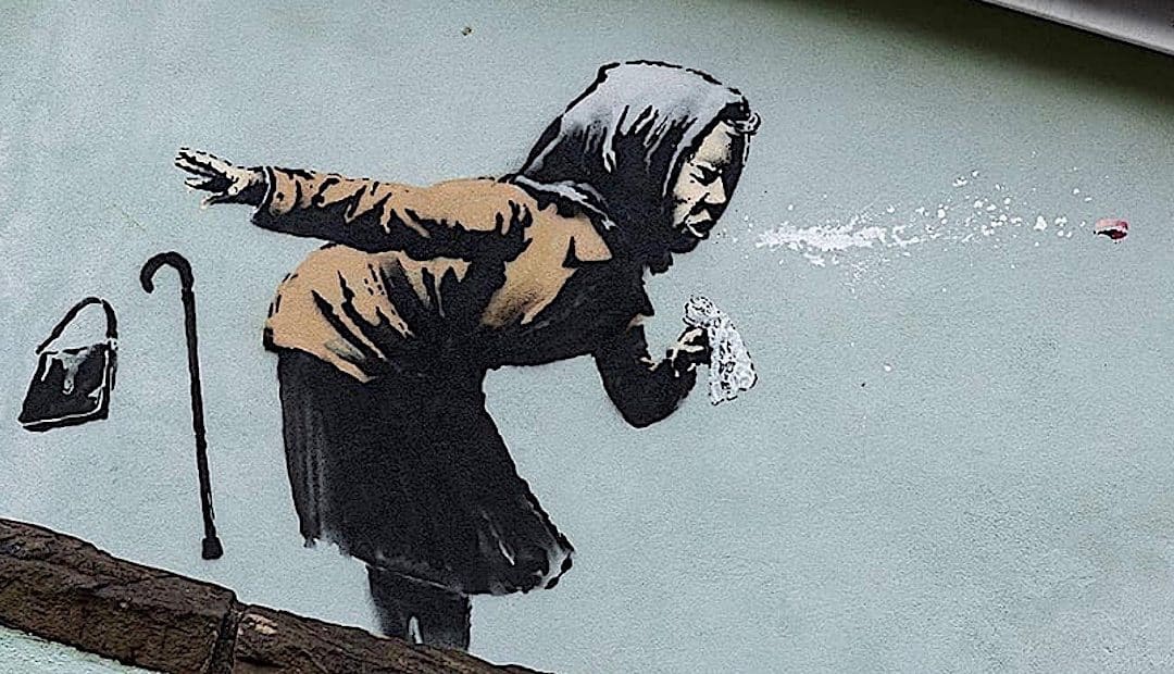 Aachoo! New Banksy COVID Mural Unveiled In Bristol