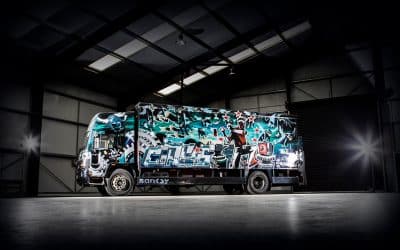  Banksy’s 17-Ton Laugh Now Truck To Be Sold At Bonhams