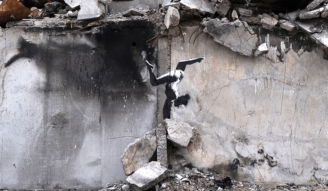 Banksy Goes To Ukraine To Create His Latest Political Works 