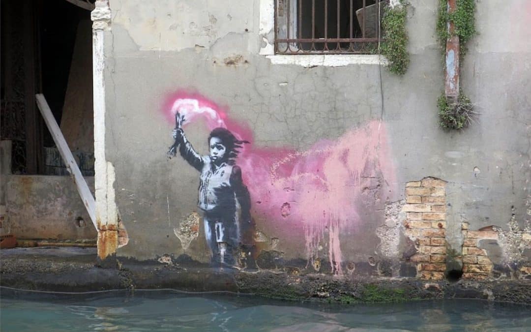New Banksy In Venice Sparks Reaction To Rugoff’s Death Ship
