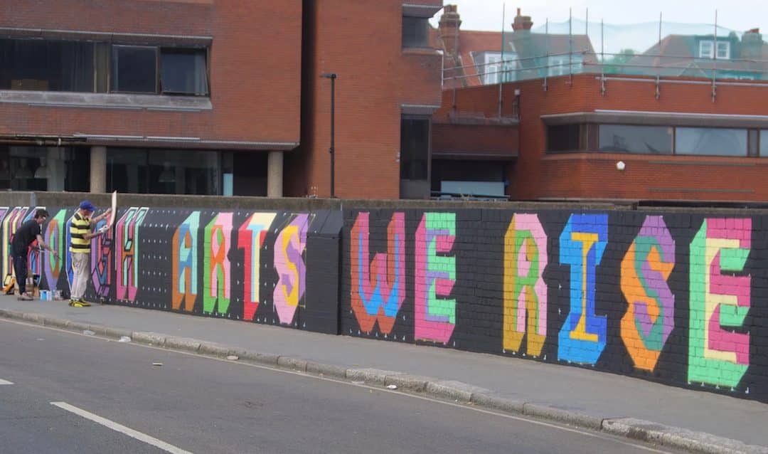 Ben Eine Unveils Spectacular New West Hampstead Mural