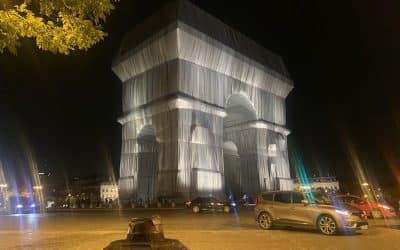  Christo and Jeanne Claude Materials For Arc de Triomphe Wrapped Recycled