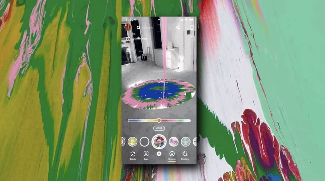 Damien Hirst Launches Snapchat Spin Art 4 COVID