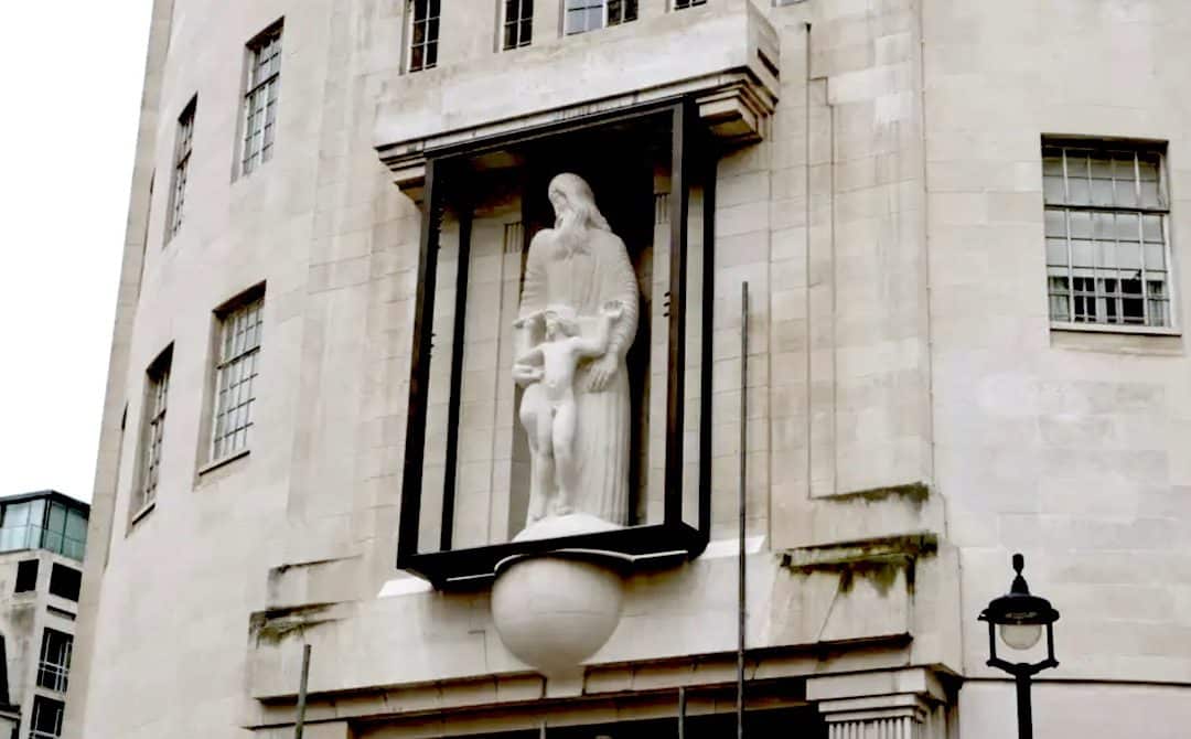 Eric Gill: Restored BBC Prospero And Ariel Statue Goes Under Glass