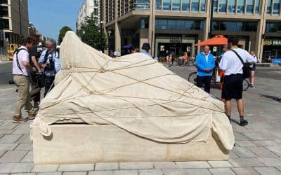 Gavin Turk Unveils New Public Sculpture Outside Cambridge Central Station 