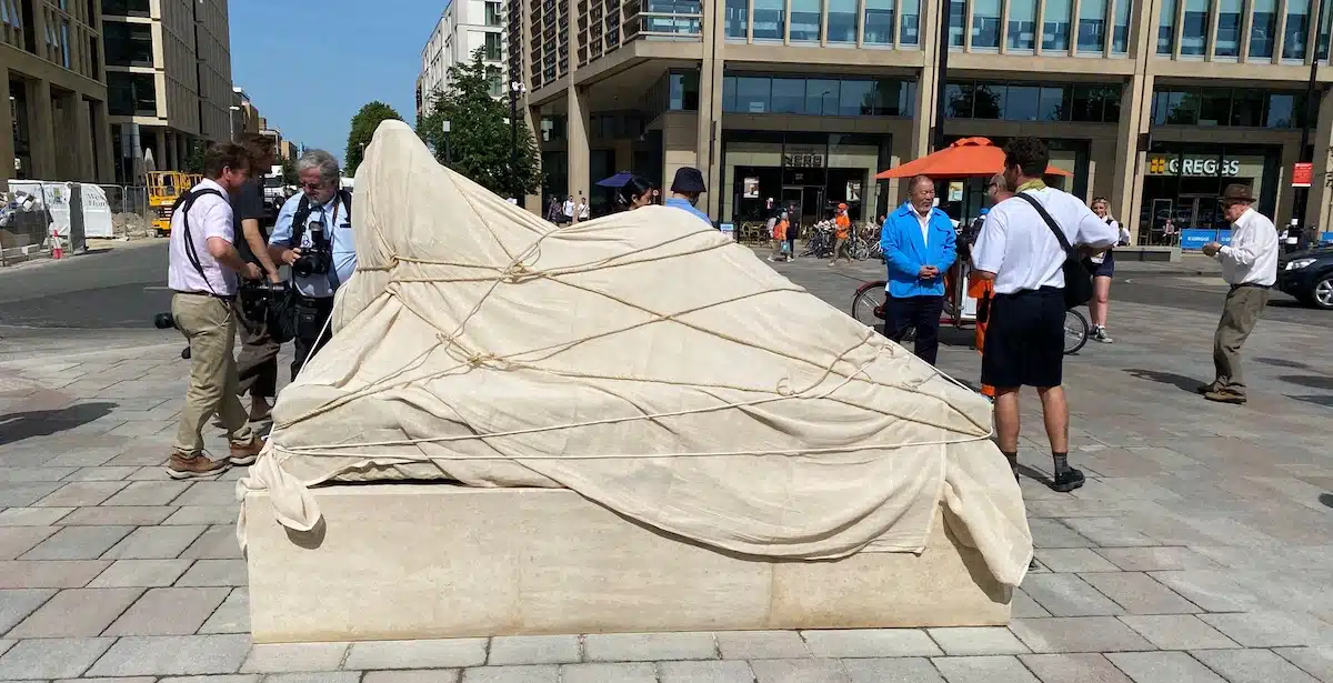 Gavin Turk Unveils New Public Sculpture in Cambridge - Artlyst
