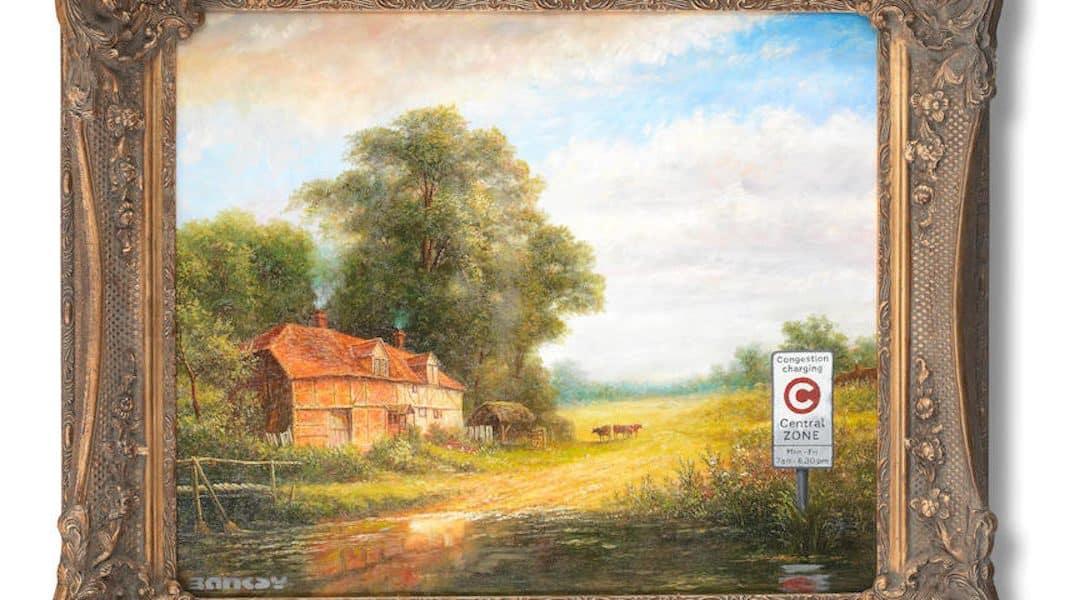 Banksy Painting Congestion Charge Owned By Sir Paul Smith To Be Auctioned
