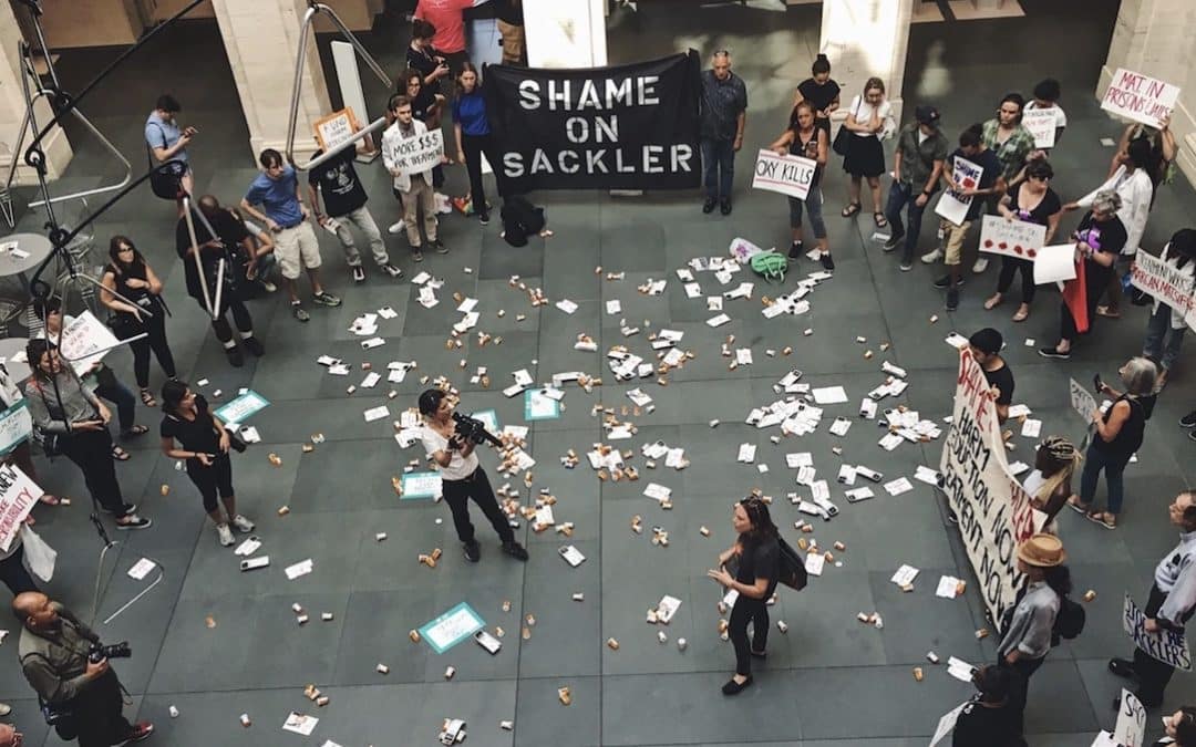 Nan Goldin Harassed By Sackler PI – Olafur Eliasson Climate Change Initiative – Sotheby’s First Women-Only Artists Sale