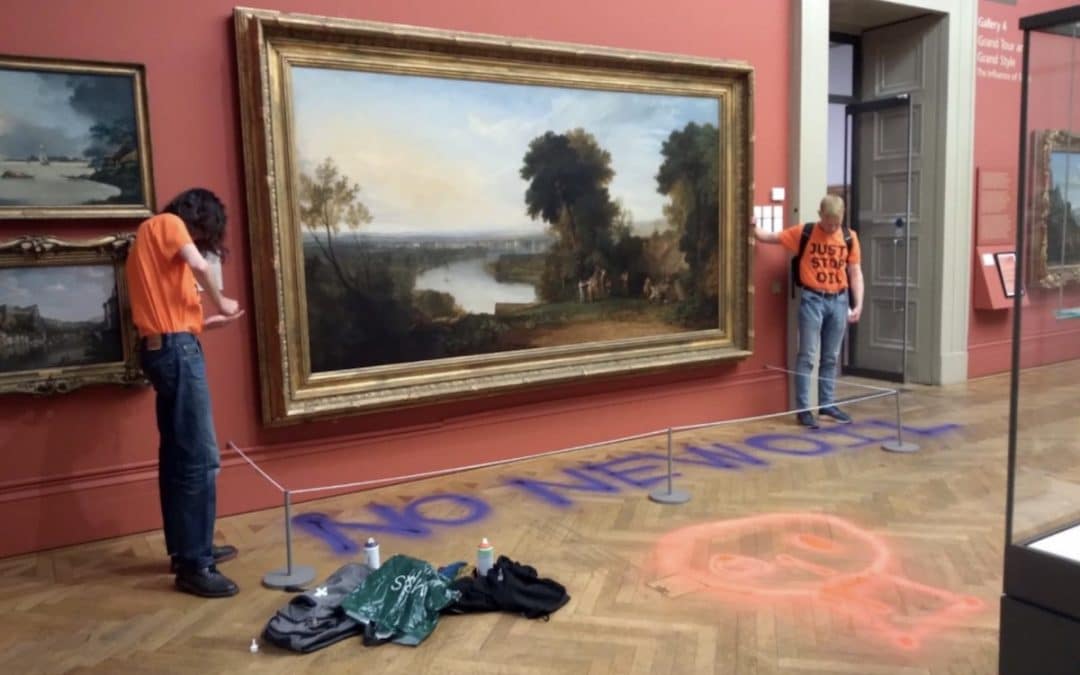 Just Stop Oil Activists Spared Jail After Glueing Themselves To Turner Painting