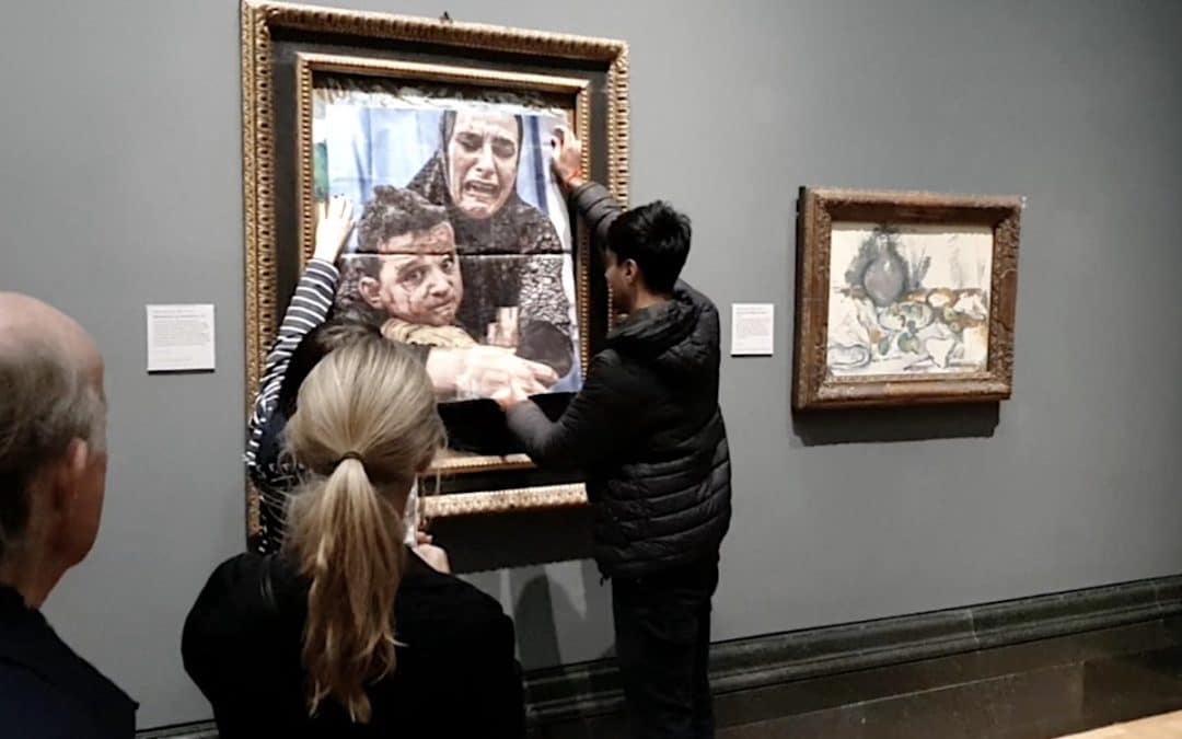 National Gallery: Picasso Targeted By Pro-Palestinian Demonstrators