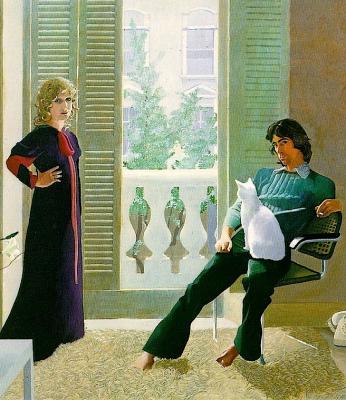 Iconic David Hockney Painting Displayed In Dulwich