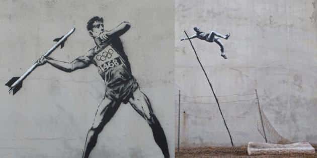 Banksy Olympic Rogue Branding Murals Unveiled - Artlyst