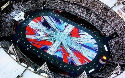 Damien Hirst  Designs Olympic Closing Ceremony Stage Set