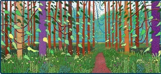 David Hockney Unveils A Bigger Picture In Cologne Germany