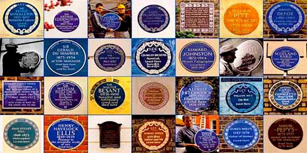 English Heritage Halts Popular 150 Year Old Blue Plaque Scheme