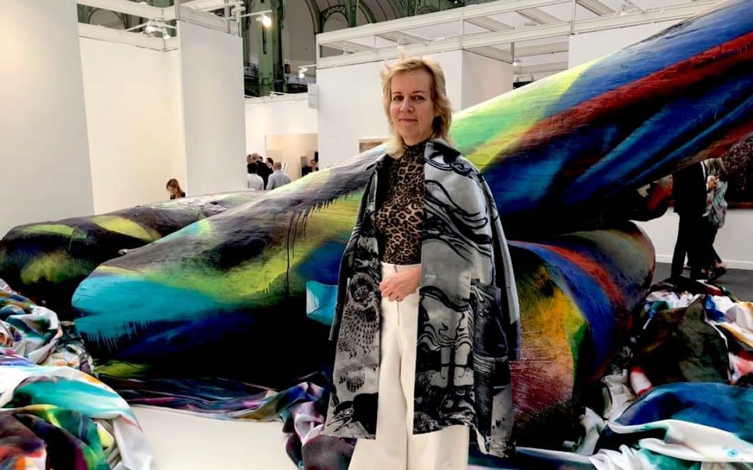 Katharina Grosse Interview – Grand Palais FIAC 2018 – Virginie Puertolas-Syn
