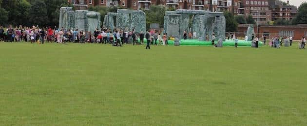 Stonehenge Relocates To Olympic Park for One Year Anniversary Celebrations