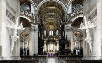 Gerry Judah Unveils WWI Remembrance Sculptures At St Paul’s Cathedral
