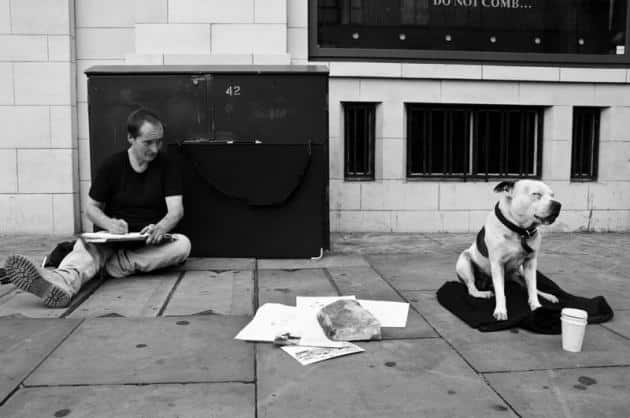 A Man And His Dog: Shoreditch Street Artist  John Dolan Returns