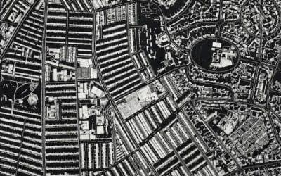 Damien Hirst Unveils New Series Of Black Scalpel Cityscape Paintings