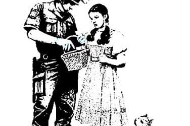 Banksy Street Art Infiltrates Home of Robin Hood