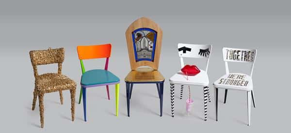 The Art Room Charity Re-Work Chairs By Creatives At Selfridges