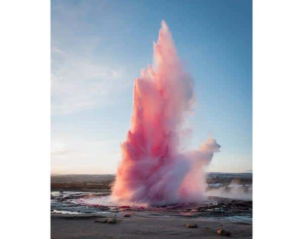 Danish-Chilean Artist Jailed For Dyeing Icelandic Geyser Pink