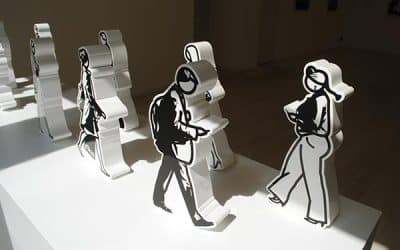 Artlyst Photo Special: Julian Opie’s Lenticular Editions At Alan Cristea Gallery