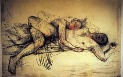 Exclusive Photo Feature: Jenny Saville Drawing At The Ashmolean Museum