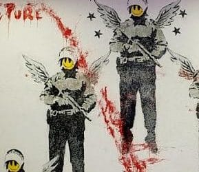 Iconic Banksy Mural Restored In Berlin