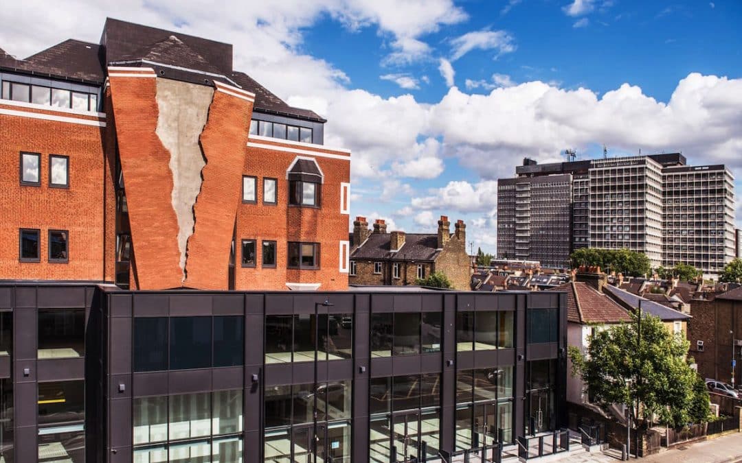 Alex Chinneck Unveils First Permanent Artwork at Assembly London