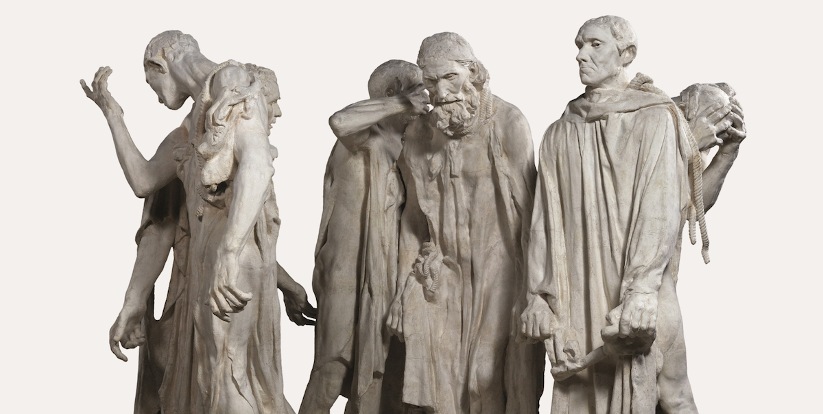 Auguste-Rodin-Monument-des-Bourgeois-de-Calais-1889-Musee-Rodin-artlyst2