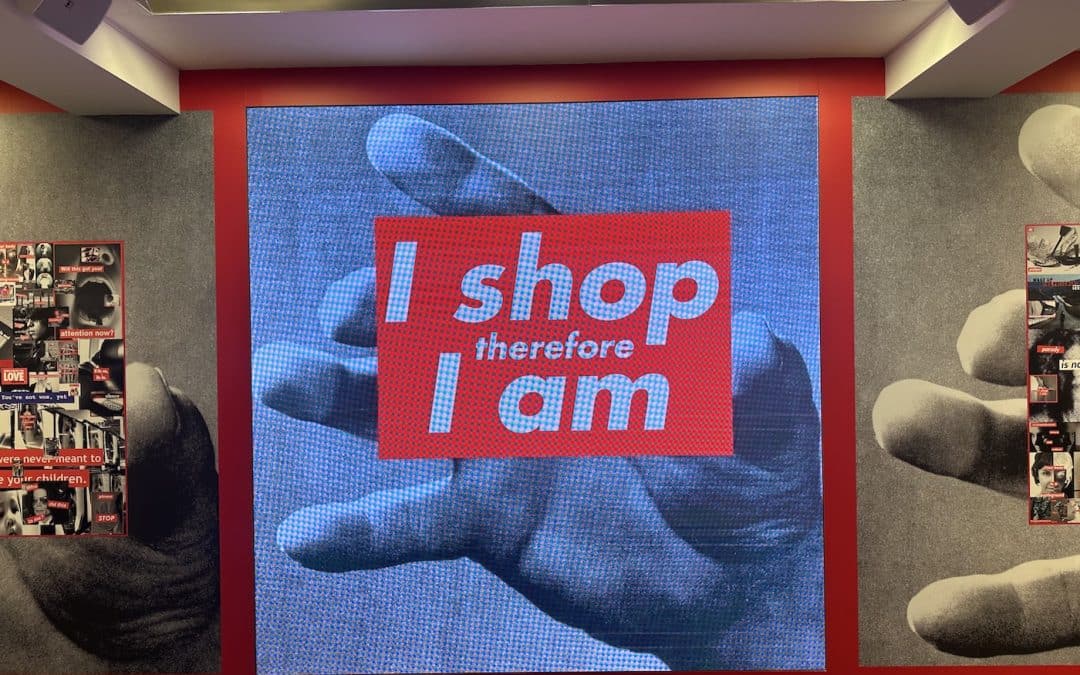 Barbara Kruger I Shop Therefore I Am (1987/2019) – SIGNIFICANT WORKS – Sue Hubbard