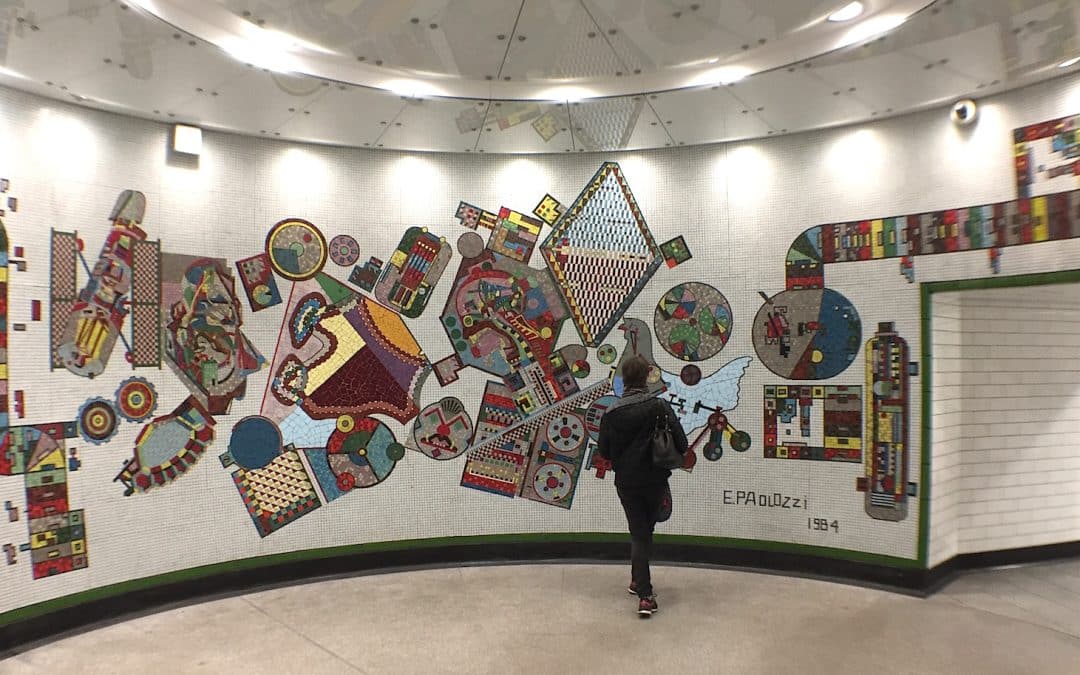Sir Eduardo Paolozzi Mosaics In Tottenham Court Road Restored And Unveiled
