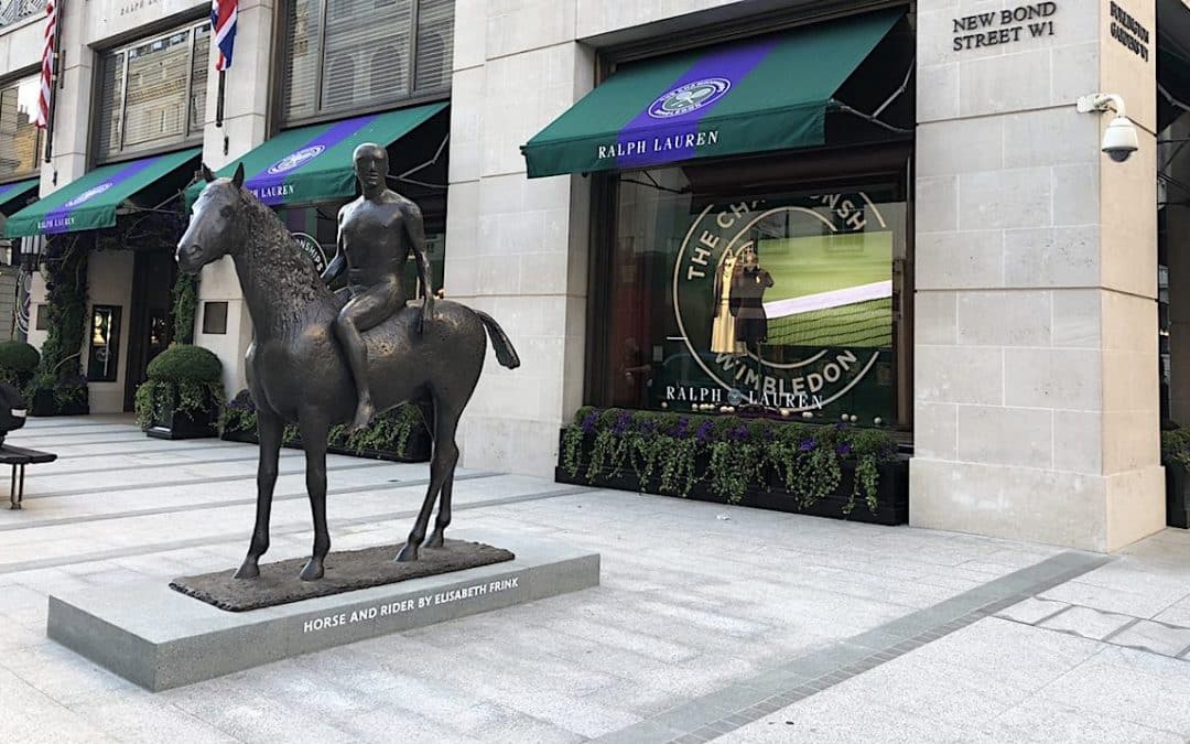 Missing Elisabeth Frink Horse And Rider Reappears In New Bond Street