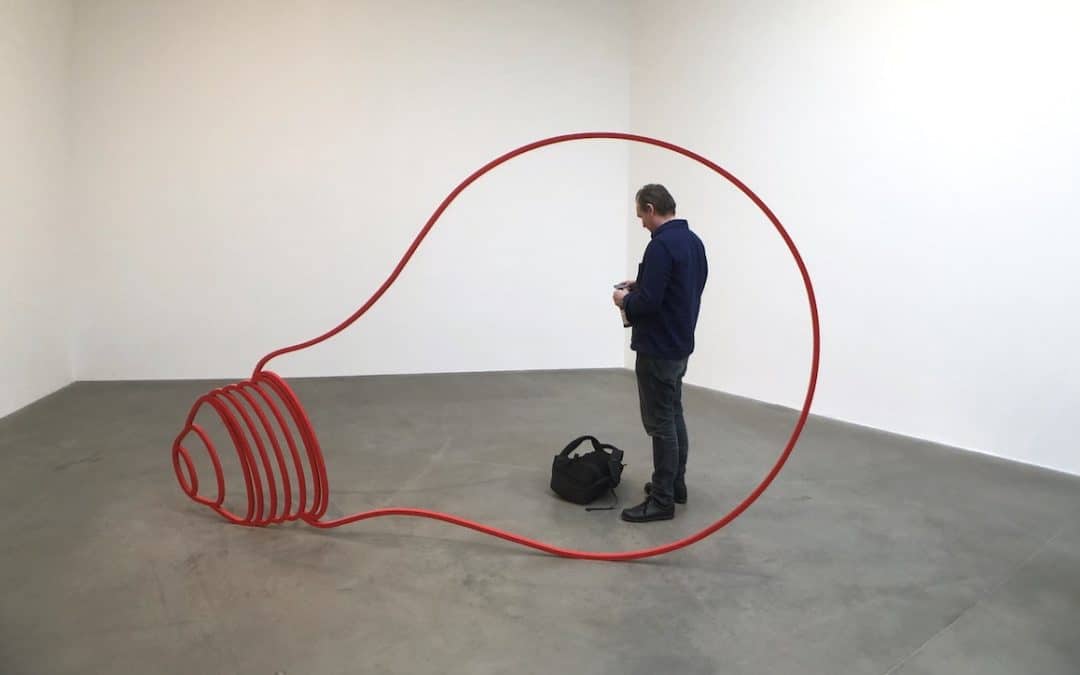 Michael Craig-Martin Sculpture Unveiled At Gagosian Britannia Street