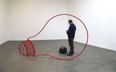 Michael Craig-Martin Sculpture Unveiled At Gagosian Britannia Street