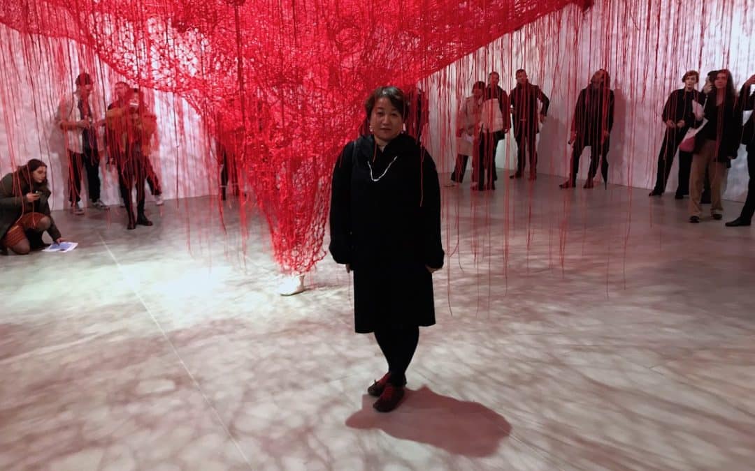 Chiharu Shiota:  Immersive Elegant Scarlet Threads – Blain|Southern – Edward Lucie-Smith