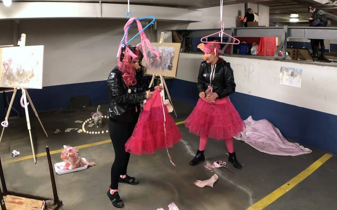 Pig Out: Chinese Open Underground Art Exhibition Q Park – Jude Cowan Montague