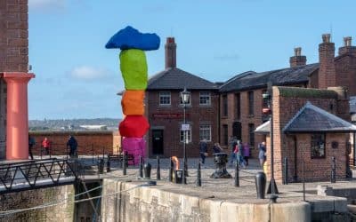 Ugo Rondinone Unveils Fluorescent Magic Mountain Sculpture In Liverpool