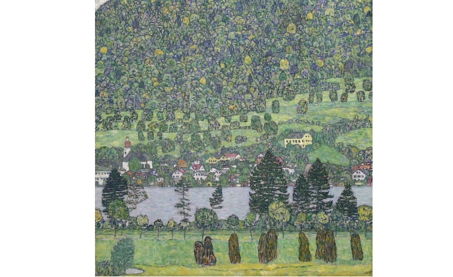 Gustav Klimt, Waldabhang bei Unterach am Attersee