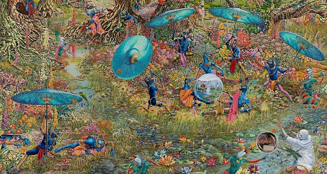 Raqib Shaw Landscapes Of Kashmir – Pace NY – Ilka Scobie