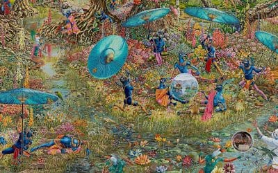 Raqib Shaw Landscapes Of Kashmir – Pace NY – Ilka Scobie