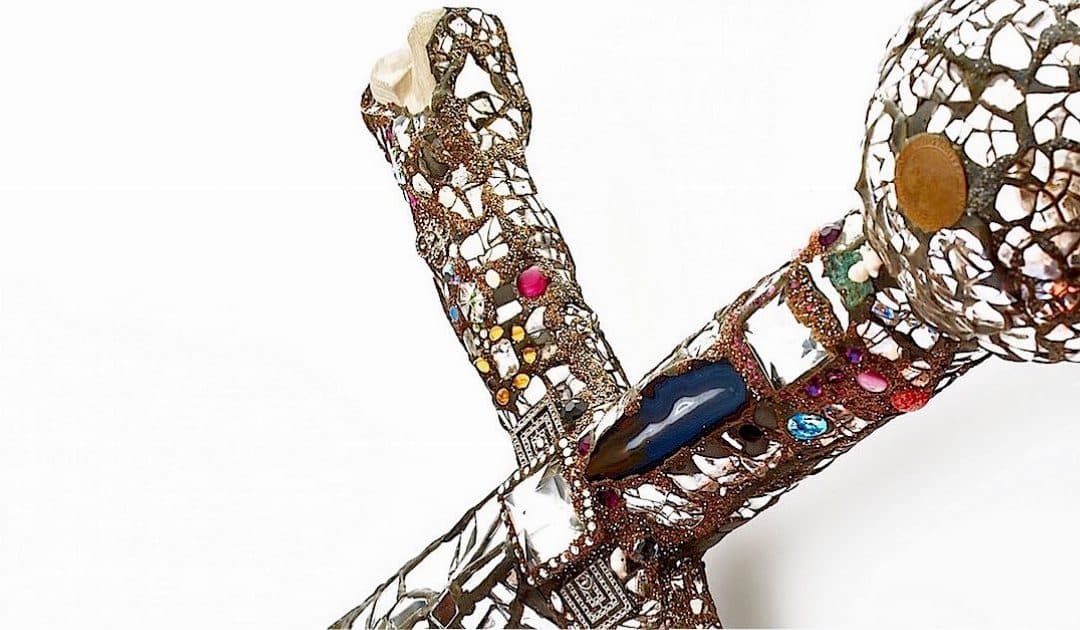 Andrew Logan Sculpture Exhibited In Former Home Of Sir Francis Drake