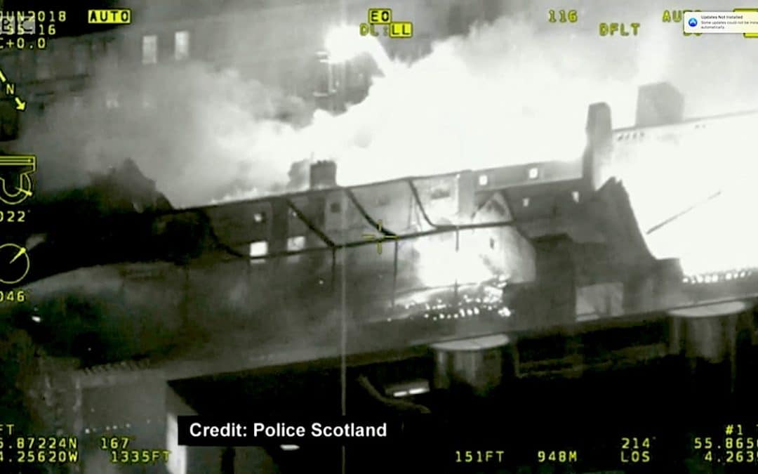 Glasgow School Of Art Destroyed In Second Devastating Blaze