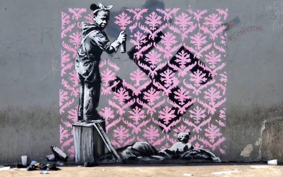 Banksy Murals Appear In Paris To Coincide With World Refugee Day