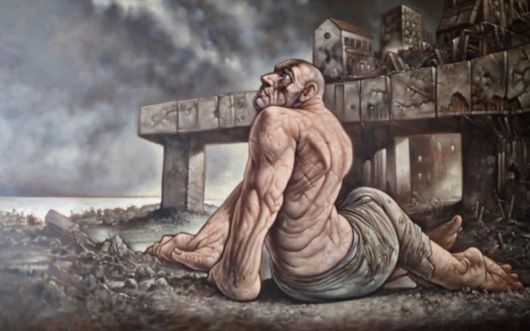 Peter Howson: The play is over – Flowers Gallery – Revd Jonathan Evens